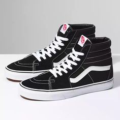 Sk8-Hi Shoe Estilo Vans, Vans Sk8 Hi Black, Bmx Pro, Sk8 Hi Vans, Tenis Vans, Look Adidas, Vans Store, Style Vans, Dr Shoes