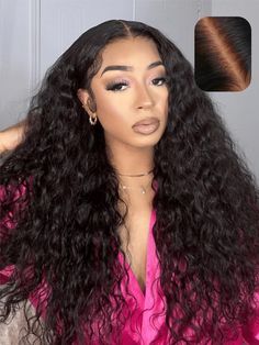 PRICES MAY VARY. 1.Glueless Lace Front wig Human Hair material: UNICE First Ever Pre Everything Glueless Frontal Wig upgrade 13X4 hd lace front wig 100% virgin human hair, collect from young girl donors. No shedding no tangle can be restyled . 2. Glueless Lace Front Wig Features: UNICE Glueless Frontal Wig Water Wave pre cut 13X4 hd lace glueless wig human hair pre plucked natural hairline 30 seconds to wear, quick and easy, no skills needed, beginner friendly. Pre Bleached Invisible Bye Bye Kno Glueless Frontal Wig, Wigs Wet And Wavy, Water Wave Lace Front Wig, Best Lace Front Wigs, Water Wave Wig, Curly Lace Frontal, Best Hair Dye, Human Lace Wigs, Wave Lace Front Wig