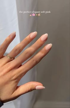 Engagement Nails, Manicured Nails, Subtle Nails, Casual Nails, Soft Nails, Wedding Hair Makeup, Oval Nails