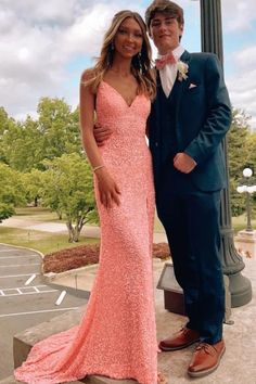 Long Pink Prom Dresses, Pink Long Prom Dresses, Mermaid Pink, Prom Dresses Long Pink, Prom Dresses Formal, V Neck Prom Dresses, Pink Prom, Long Prom Dresses