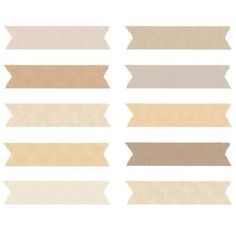 several different shades of beige and white