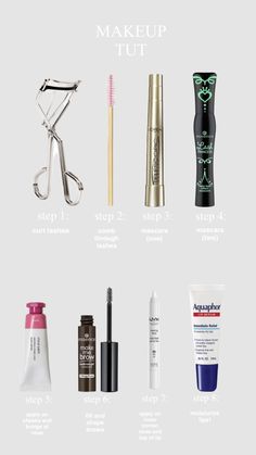 #makeuptut #beauty #makeuproutine Makeup Routine Guide, Makeup Order, Makeup Bag Essentials, Makeup Face Charts, Makeup Help, Easy Makeup Tutorial, Smink Inspiration, Makeup Needs