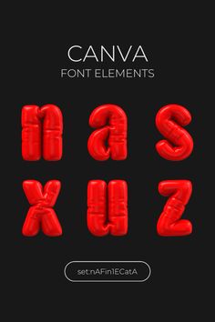 the font and numbers are made up of red plastic letters, which appear to be shaped like