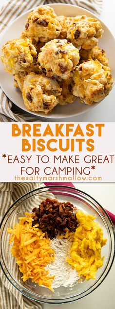 breakfast biscuits are ready to make great for camping and the kids will love them too