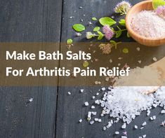 Make Bath Salts, Pain Relief Essential Oils, Diy Bath Soak, Diy Bath Salt, Bath Salts Recipe, Bath Salts Diy, Calming Oils, Essential Oil Combinations, Essential Oils For Pain