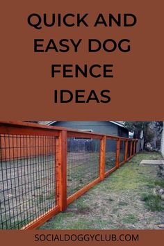 (paid link) This fencing unusual is one that should support you capably as a dog fence or a perimeter fence. I say that because the mesh makes it nearly impossible for dogs to get ... Gated Dog Area Yards, Large Dog Outdoor Play Area, Dog Run In Backyard, Easy Backyard Fence Ideas, How To Fence In Backyard, Easy Dog Run Ideas Backyard, Outside Dog Fence Ideas, Best Dog Fence Ideas, Dog Yard Fence Ideas