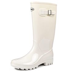 PRICES MAY VARY. Design: Classic round head design. Material: light weight and comfortable. Features: Waterproof, non-slip, durable. Occasions: A rain boots designed to keep up with the fashion for women even in rainy days Comfort: The rain boots specially designed for women are made of soft vulcanized natural rubber material. Tall Rain Boots, Garden Boots, Boots Waterproof, Head Design, Rubber Boots, Kids Luggage, Rubber Material, Designer Boots, Luxury Store