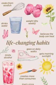 Just a few life-changing habits. What are some of yours?