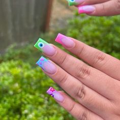 Disney Nails Monsters Inc, Monster Inc Nails Acrylic, Simple Spongebob Nails Designs, Boo Monsters Inc Nails, Monsters Inc Acrylic Nails, Monsters Inc Nails Design, Monster Ink Nails, Monsters Ink Nails, Monsters Inc Nails Acrylic