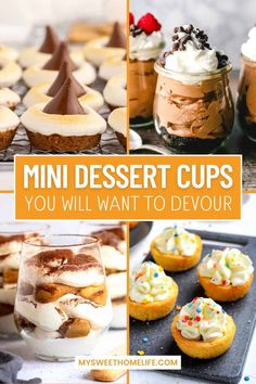 mini dessert cups you will want to devour