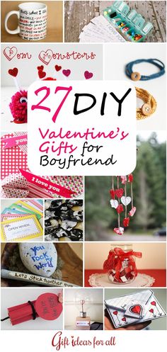 valentine's day gift ideas for boyfriends and girlfriends - diy valentine's gifts