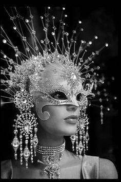 Stunning Masked Ball, Carnival Of Venice, Wearing A Mask, Venetian Masks, White Mask, Venetian Mask, Mardi Gras Mask, Carnival Masks, Masks Masquerade