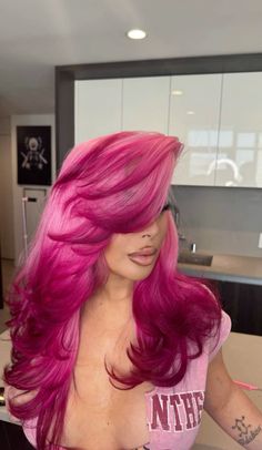 Tokyo Stylez, Pink Princess, Gorgeous Hair, Pink Hair, Lace Wigs, Hair Inspo, Hot Pink, Wigs, Tokyo