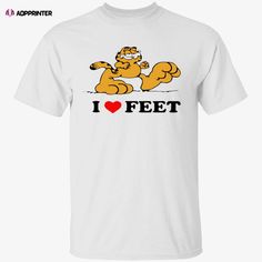 I love feet garfield shirt Garfield Shirt, Silly Shirts, Silly Clothes, Silly Shirt, Disney World Shirts, Love Your Pet, Weird Shirts, Young T, Unique Shirt