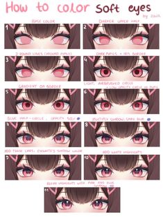 how to color soft eyes in anime style step by step guide for beginners and advanced artists