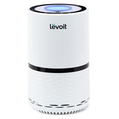 a white and black device with the word leviit on it