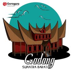 Rumah adat Sumatera Barat Travel Theme Decor, Graphic Shapes Design, Indonesian Art, Album Art Design, Cellphone Wallpaper Backgrounds, Padang, Calendar Design, Travel Themes, Cellphone Wallpaper