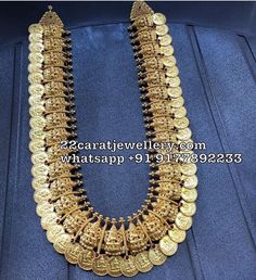 Haaram Designs, Kasu Mala, Silver Jewellery Indian, Gold Wedding Jewelry, Gold Bride Jewelry, Jewellery Indian, Bride Jewelry, Gold Designs