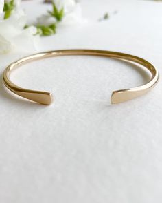 The Everyday Bracelet | Honey + Ice Kada Design, Little Accessories, Hammered Jewelry, Gold Cuff Bracelet, Everyday Bracelet, Brass Bangle, Style Finder, Gold Bracelet Cuff, Gold Cuffs