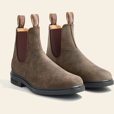 Rustic Brown Leather Chelsea Boots, Women's Style 1306 - Blundstone USA Blundstone Rustic Brown, Mens Dress Ankle Boots, Men's Dress Boots, Leather Chelsea Boots Women, Brown Leather Chelsea Boots, Dress Boots Women, Blundstone Boots, Ankle Boots Dress, Mens Dress Boots