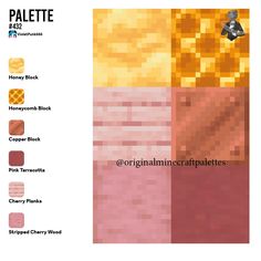 an image of the color palettes for this project are different shades of pink, orange, and yellow