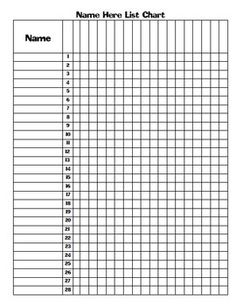 a printable worksheet with the name and number of items in each sheet