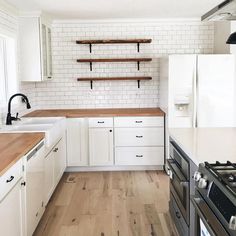 the kitchen is clean and ready to be used as a place for cooking or eating