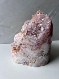 🌸P I N K  A M E T H Y S T🌸 🌎Origin: Brazil ⚖️Weight: 1700g 📏Size: L: 13cm W: 13cm D: 13cm Pink amethyst dispels negativity, increases intuition and clarity, encourages emotional balance, and brings overall peace. This stone also instills feelings of understanding, calmness, trust, and grace. Pink Amethyst is known to help one feel restored, balanced, and aligned with their aspirations and higher purpose.   Pink Amethyst aligns with the heart chakra allowing the acceptance of love. It is a gr Crystal Girl, Pink Amethyst Crystal, Opal Eyes, Higher Purpose, Crystal Vibes, Amethyst Crystals, Apple Watch Wallpaper, Green Witch, Emotional Balance