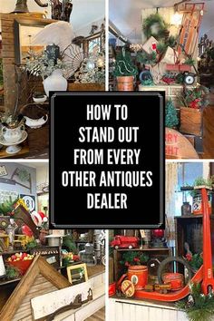 Antique Mall Booth Ideas, Antique Shop Display, Vintage Market Booth, Logos Color, Vintage Booth Display, Logos Photography