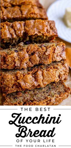 the best zucchini bread of your life is made with just three ingredients, and it's so good to eat