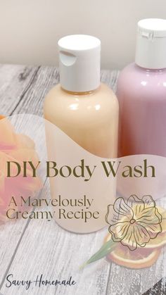 Homemade Body Wash Recipe Shower Gel, Organic Body Wash Recipe, Making Body Lotion, Home Made Shower Gel, Castile Soap Body Wash Recipes, Diy Liquid Body Wash, Diy Moisturizing Body Wash, Diy Shower Gel Homemade Body Wash, Diy Natural Body Wash