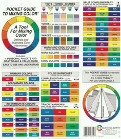 the pocket guide to mixing color for mixing colors