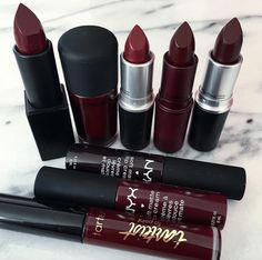 Deep Berry Lipstick, Dark Lip, Burgundy Lipstick, Lip Shades, Beauty Make-up, Fall Inspo, Makeup Obsession, Fall Makeup, Makeup Goals