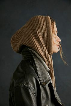 Over My Head Ribbed Balaclava | Free People Winter Hat Outfit, Knit Balaclava, Cute Winter Hats, Knitted Balaclava, Cold Weather Outfit, Mommy Style, Hooded Scarf, Outfits With Hats, Cozy Knits