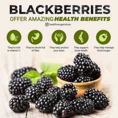 Blackberry Health Benefits, Fruit Health Benefits, Fruit Benefits, Healthy Food Facts, Herbs For Health