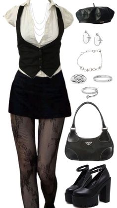 2000s Fashion Outfits, Alternative Outfits, 2000s Fashion, Lookbook Outfits