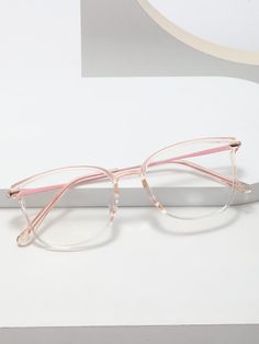 Clear Pink Glasses Frames, Cute Glasses For Women Aesthetic, Spex Frames For Girls, Chasma Frame For Women, Spectacles Frames Women, Yellow Sunglasses Men, Specs Frames Women, Glasses Inspo