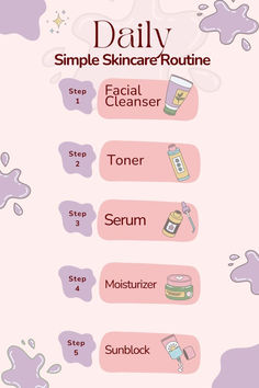 #skincare #simpleskincareroutine #beautytips Simple Skincare Routine, Aging Face, Quick Makeup, Anti Aging Face, Daily Skin Care Routine