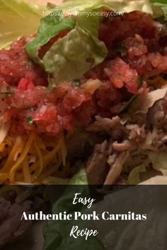 an image of easy authentic pork carnitas recipe