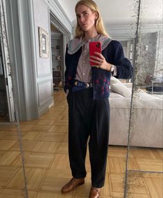 Blanca Miro Style, Grandpa Fashion, Cold Fits, Copenhagen Style, Winter Fits, Style Crush, Outfit Goals, Collared Shirt, Fall Winter Outfits