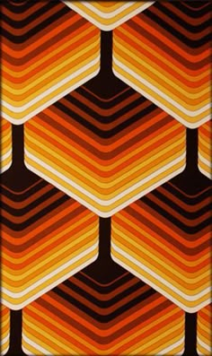 an orange and black pattern with white stripes