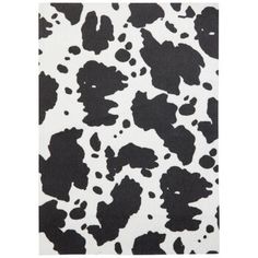 a black and white animal print pattern is shown on the back of a square piece of paper