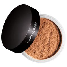 A lightweight, easy-to-apply, loose powder that blends effortlessly to set makeup for up to 16 hours of wear.What Else You Need to Know: This award-winning powder locks in makeup for long-lasting wear without adding weight or texture. It absorbs oil and reduces shine all day, creating a flawless, matte finish with no flashback in photos. These truly-translucent shades work on all skin tones, and create a soft-focus effect to subtly blur fine lines and imperfections. Best Makeup Powder, Laura Mercier Translucent Powder, Laura Mercier Makeup, Brightening Powder, Tan Skin Tone, Makeup Setting Powder, Loose Setting Powder, How To Apply Concealer, Translucent Powder