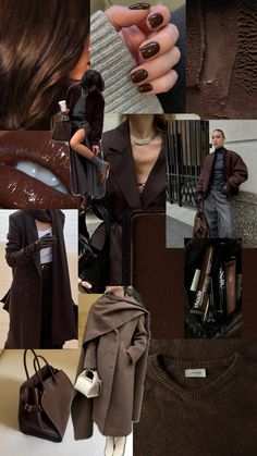 Трендовый цвет осени 2024 Deep Winter, Brown Outfit, Classy Aesthetic, Chocolate Color, Brown Aesthetic, Autumn Aesthetic, Classy Women, Autumn Inspiration