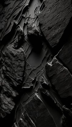 an abstract black and white photo of rocks