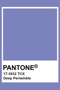 pantone's deep periwinkle color is shown