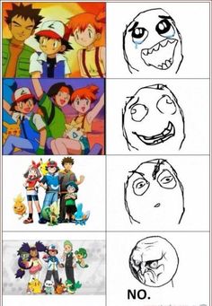 the different faces of cartoon characters