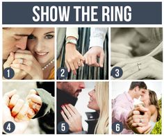 a screen shot of a web page with pictures of people holding hands and the words show the ring