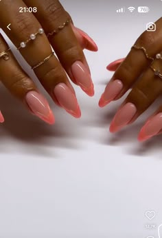 Almond Nail Black Women, Almond Nails Designs Black Women, Almond Shape Birthday Nails, Nude Acrylic Nails Almond, Nails Almond Birthday, Almond Shaped Nails Pink, Acrylic Nail Designs Almond Shape, Almond Nails Black Women, Nail Inspiration Almond