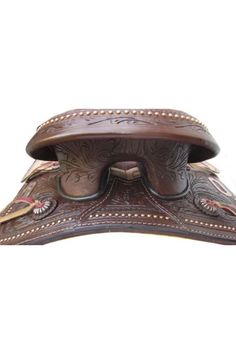 a cowgirl's hat is made out of leather